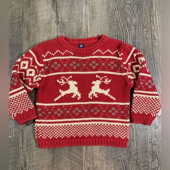 GAP Vintage Boys Holiday Sweater