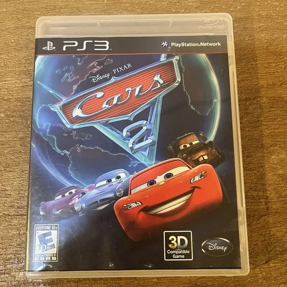 Disney Pixar Cars 2 Video Game for PS3 Sony PlayStation 3 Disc & Case No Manual