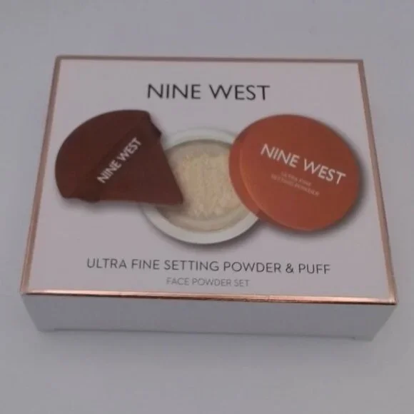 Nine West Ultra Fine Setting Powder & Puff Face‎ Powder Set BNIB