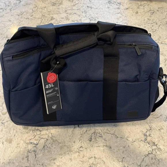 Herschel Novel Duffle Tech 45L Mood Indigo Blue 21