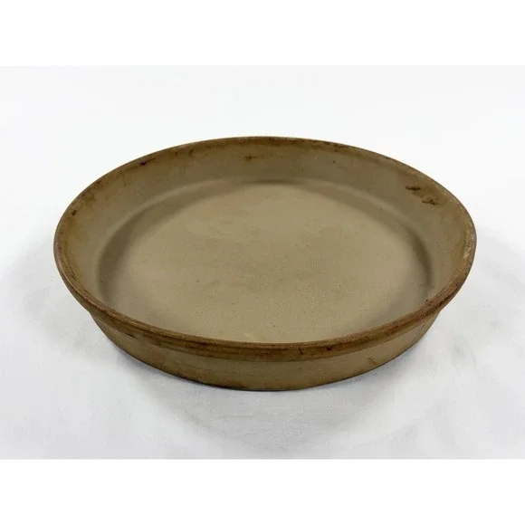 Vintage Pampered Chef Family Heritage Round Deep Dish Baker Stoneware K128 Pizza