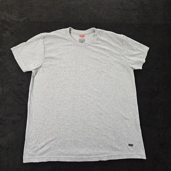 Levi's Gray Short Sleeve Cotton Blend T-Shirt Men's L
