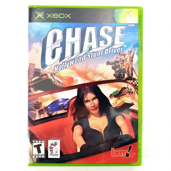 Chase: Hollywood Stunt Driver Microsoft Xbox Sticker New Sealed No Cellophane
