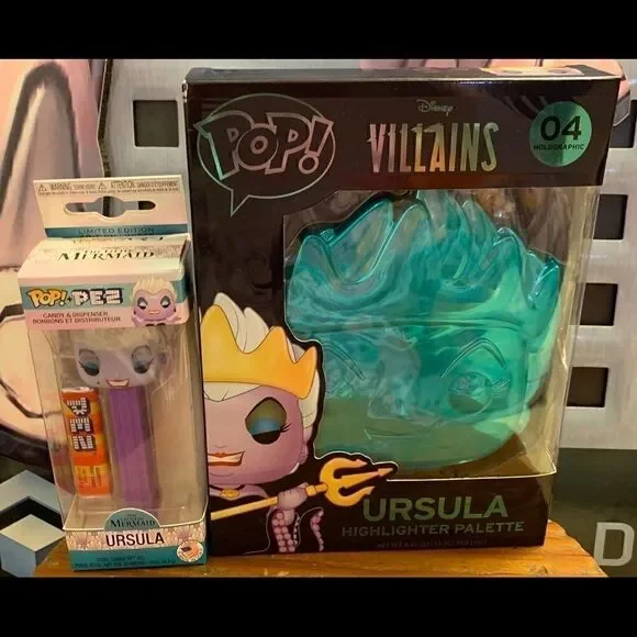 Funko X Disney Ursula Highlighter Palette + Pez