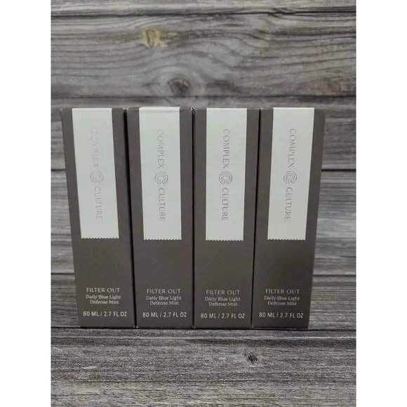 Complex Culture Filter Out Daily Blue‎ Light Defense Mist 80mL/2.7oz Lot Of 4