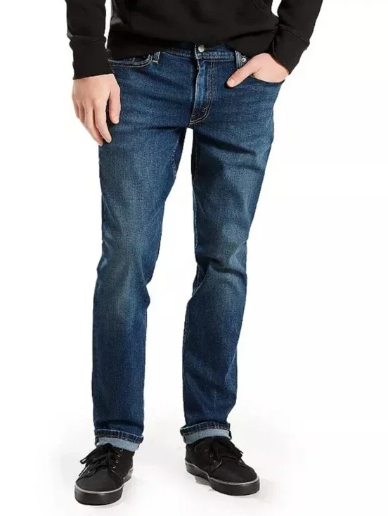 Levi's 511 Men's Dark Blue Slim Fit Jeans Sz 34 x 34