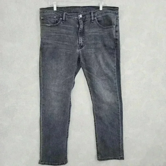 Levi's Men's 51 38x30 Gray Slim Leg Jeans Stretched 8498C