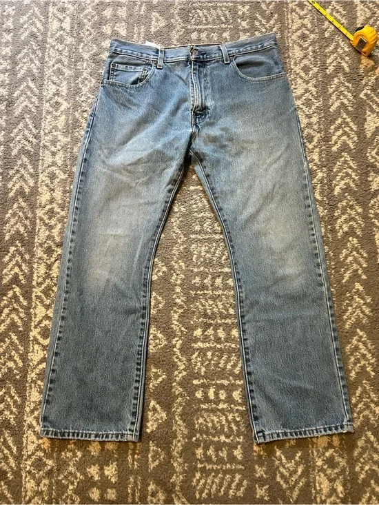 Levi's Light Blue Straight 517 Jeans 34X29 (ZZ104)