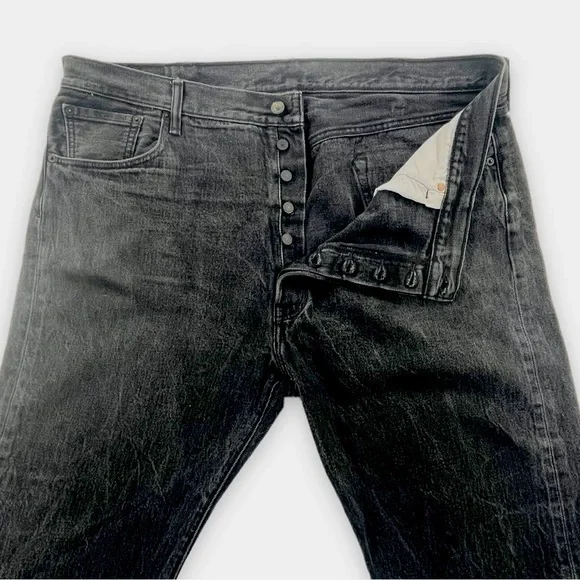 Levi’s 501XX Mens Jeans Black Button Fly 44 (10297)
