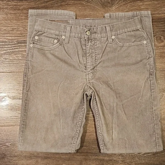 ❤️ LEVIS 511 SLIM CORDUROY JEANS / PANTS, GRAY, 30