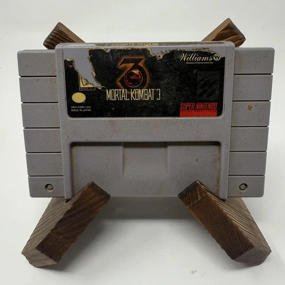 Mortal Kombat 3 Super Nintendo SNES Game Gray Cart M Rated Fighting