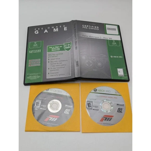 Forza Motorsport 3 (Microsoft Xbox 360, 2009) - 2 DISCS