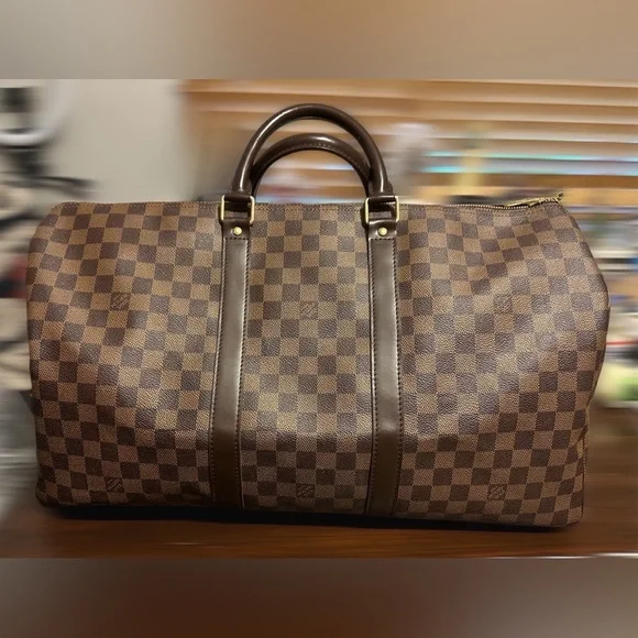Louis Vuitton‎ Damier Ebene Keepall Bandoulière 55
