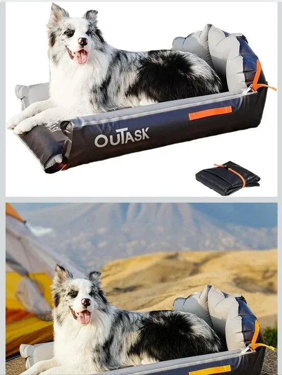 Inflatable Dog Bed - Outdoor Pet Lounger