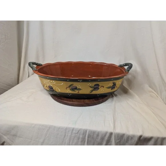 French Olivesby Certified International 14 Inch Oval‎ Baker Kitchen Bakeware