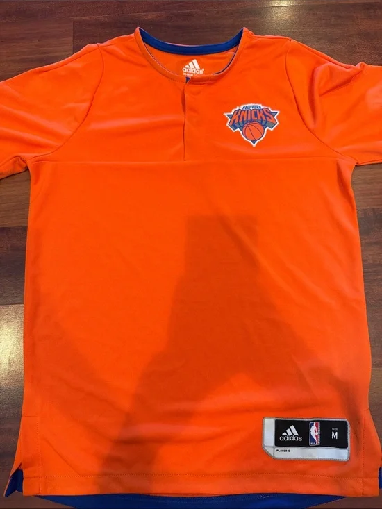 Adidas New York Knicks Orange Youth long-Sleeve Top *See pics