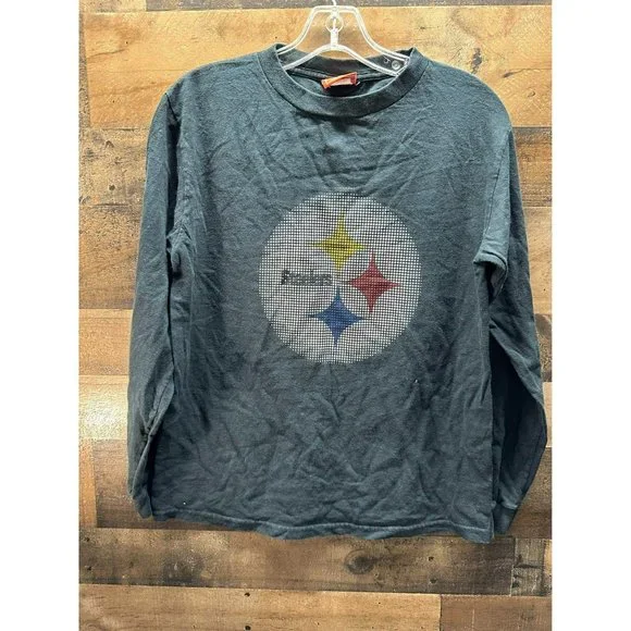 NFL Pittsburgh Steelers Youth Long Sleeve T-Shirt Size Large (14/16)‎