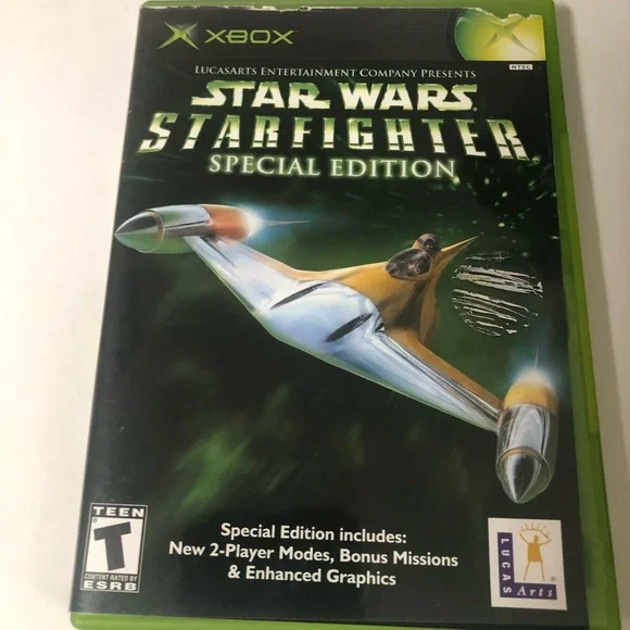 Star Wars: Starfighter‎ Special Edition Video Game (Xbox, 2001)