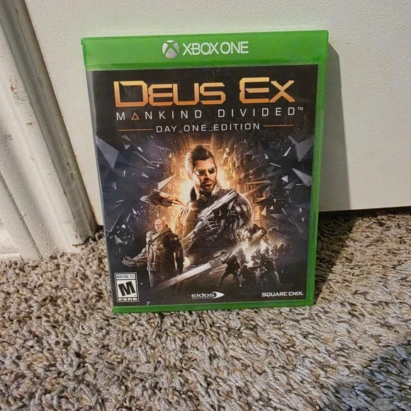 Deus Ex Mankind Divided Day One Edition Xbox One Microsoft 2016 Physical Disc