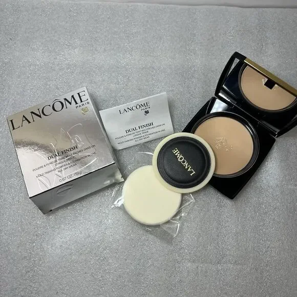 LANCOME DUAL FINISH Powder & Foundation In One 350W BISQUE NIB