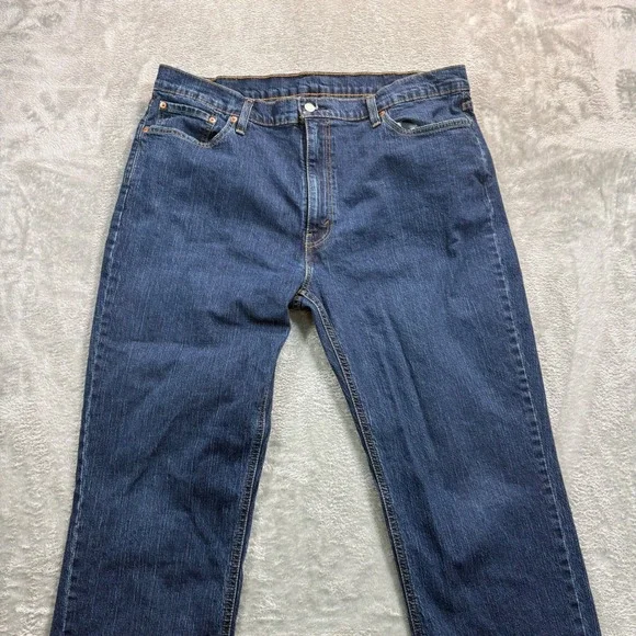 Levi's 541 Athletic Taper Jeans Men 42x34 Dark Wash Blue Denim Pants