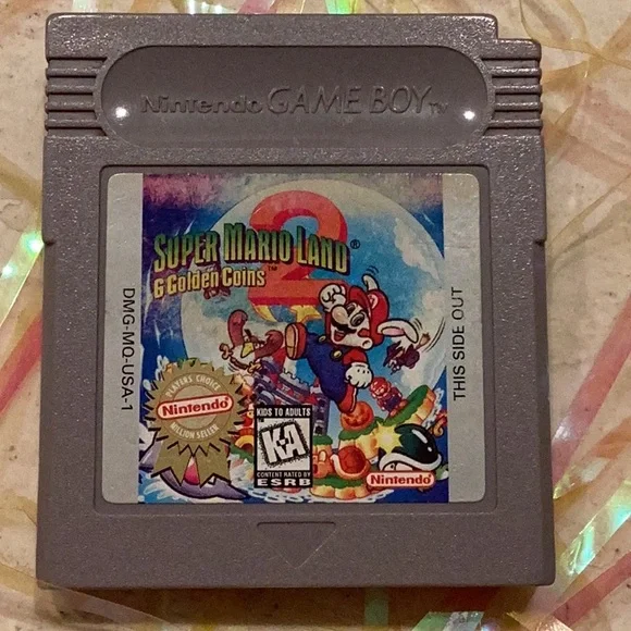 Super Mario Land 2 6 Golden Coins Nintendo Game Boy Game GameBoy Authentic