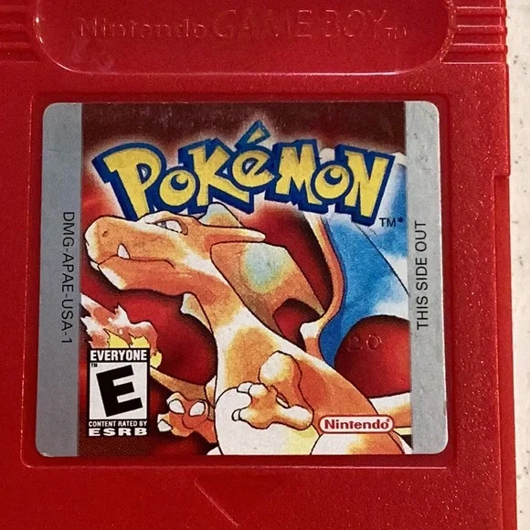 Pokemon Red Version Nintendo Gameboy Game Authentic Game Boy Original 1998
