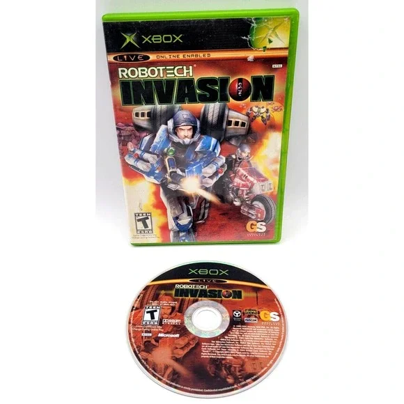 ROBOTECH‎ INVASION XBOX GAME GAME & CASE