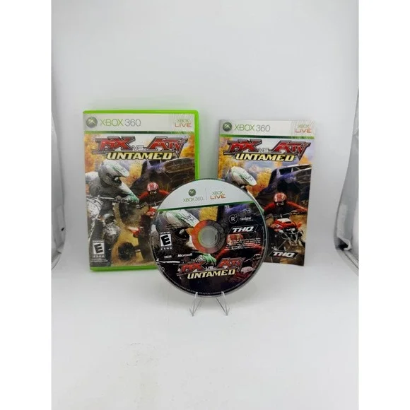 MX vs. ATV Untamed Xbox 360 CIB Complete with Manual THQ Racing Game NTSC