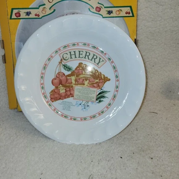 Himark Korea Golden Pie Collection Pie Plate Dish Cherry‎ Recipe