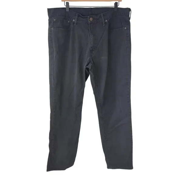 Levi's 541 Athletic Stretch Black Jeans Straight Leg Men's 37x32