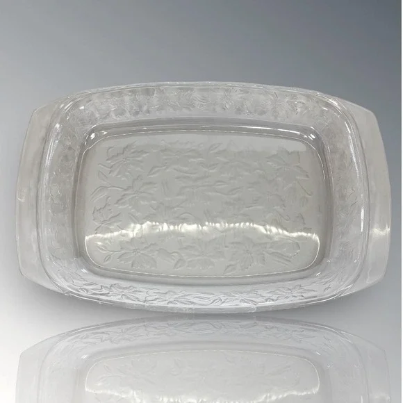 Princess House‎ Heritage 13x8 Glass Casserole Dish Rectangular Baking w/ Handles