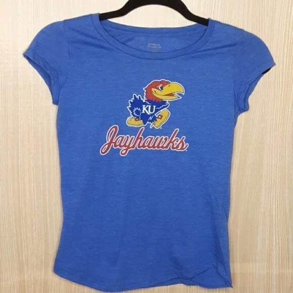 University of Kansas Girls t-shirt.  Size Large