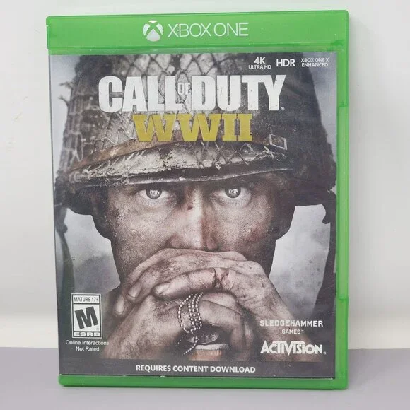 Call Of‎ Duty WWII Xbox One Game 4K Ultra HD HDR Sledgehammer Games Activision