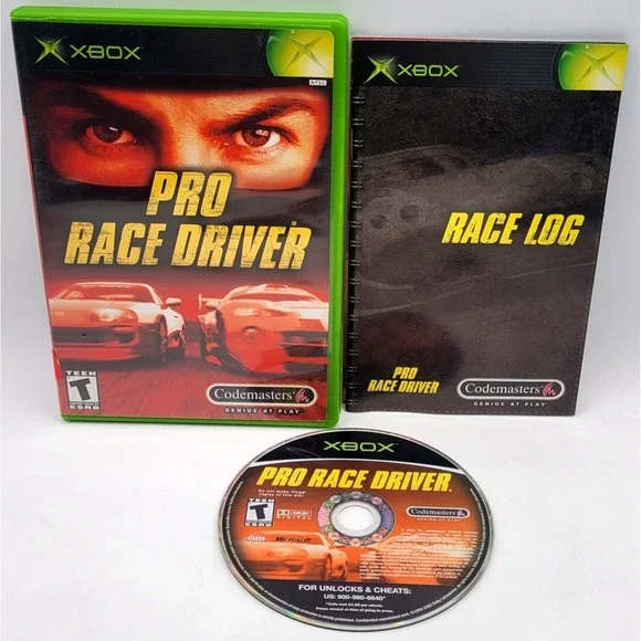 Pro Race Driver - Microsoft Xbox Original CIB COMPLETE IN BOX
