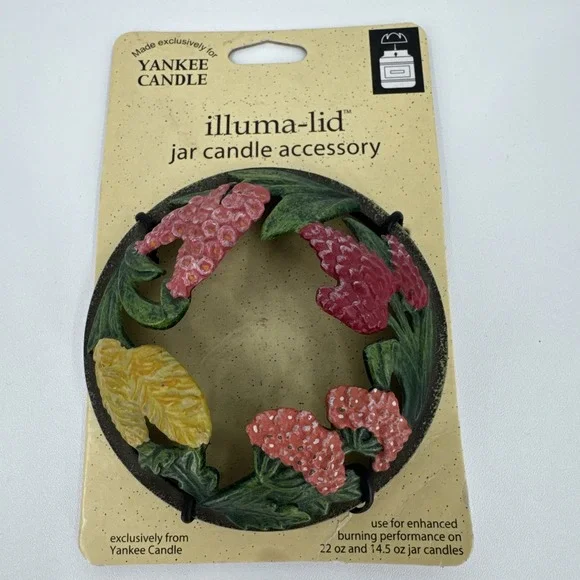 Yankee‎ Candle 2003 Dry Flower Illuma Lid Topper New Vintage Look