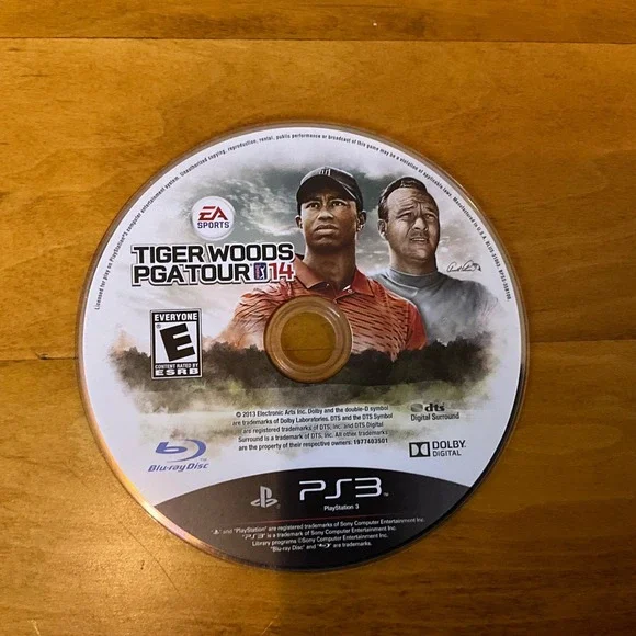 Tiger Woods PGA Tour‎ 14 Sony PlayStation 3 PS3 Blu-ray Disc Only Game