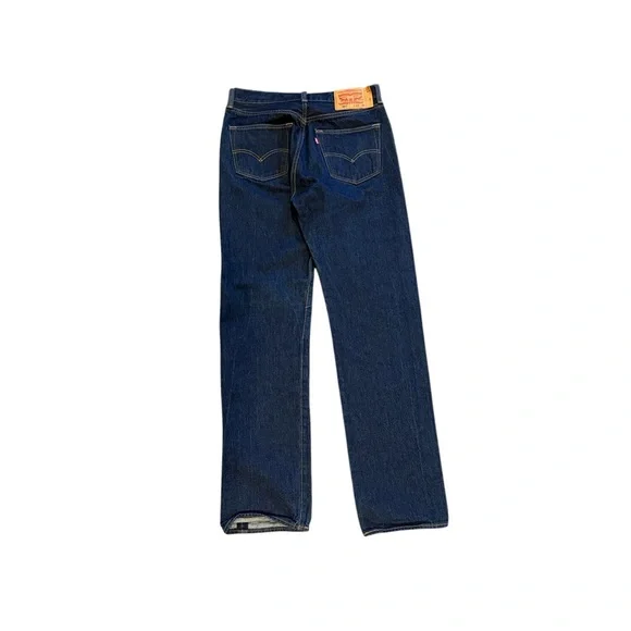 Levi’s button butterfly 501 Dark Blue Denim‎ Jeans