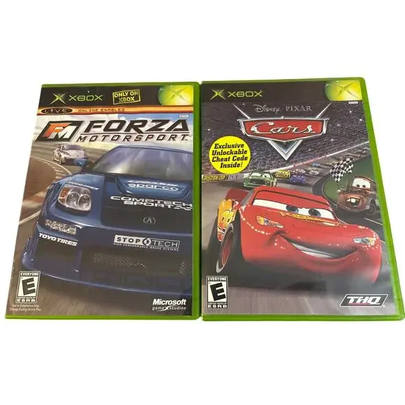 Xbox Racing game bundle 2 games Disney Pixar Cars & Forza Motorsport Microsoft