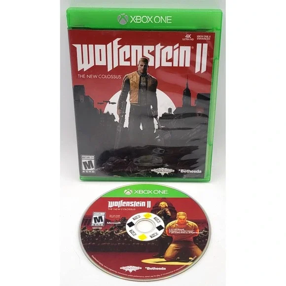 Wolfenstein II The New Colossus - Microsoft Xbox One CIB COMPLETE IN‎ BOX
