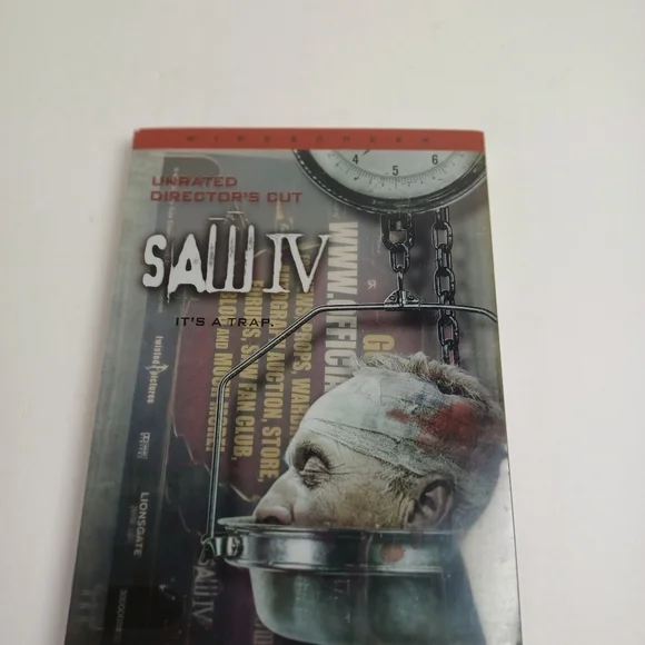 Saw IV (DVD, 2008, Widescreen,‎ Unrated, Director's Cut)