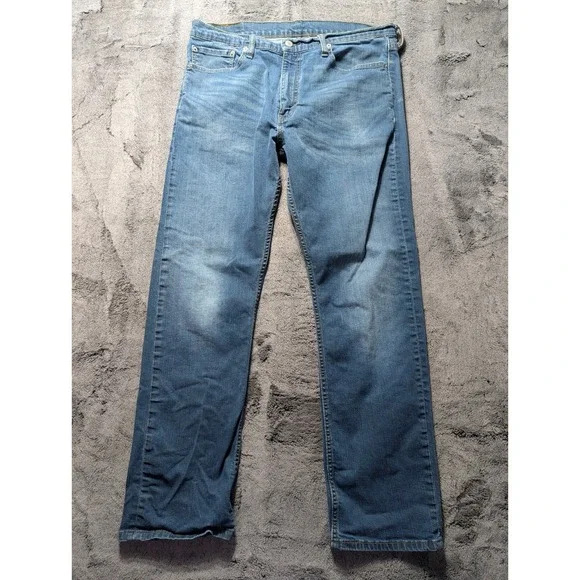 Levi's 513 Slim Straight Leg Jeans Men's Size 36x32 Medium Wash