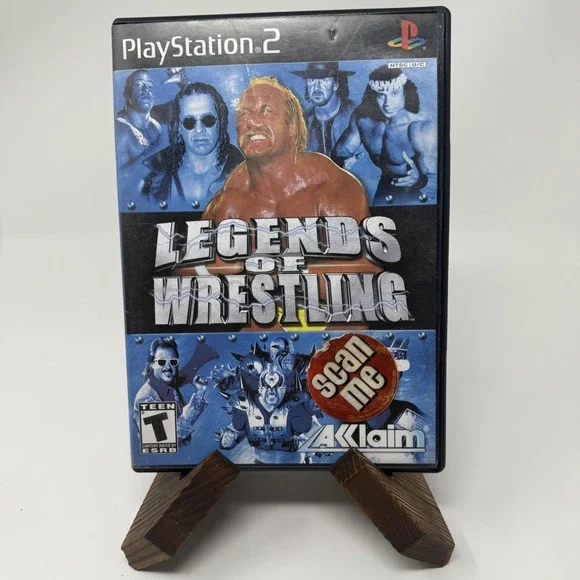Legends Of Wrestling Sony PlayStation 2 PS2 Video Game Case Disc Only Acclaim