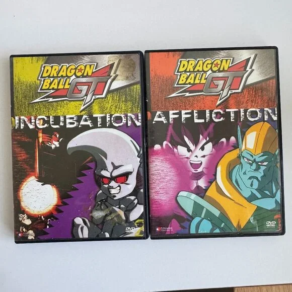 Dragon Ball GT DVD Lot Incubation & Affection Funimation Anime