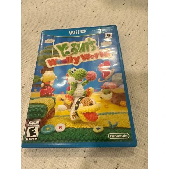 Yoshi's Woolly World Nintendo Wii U Game Complete with Case and Disc