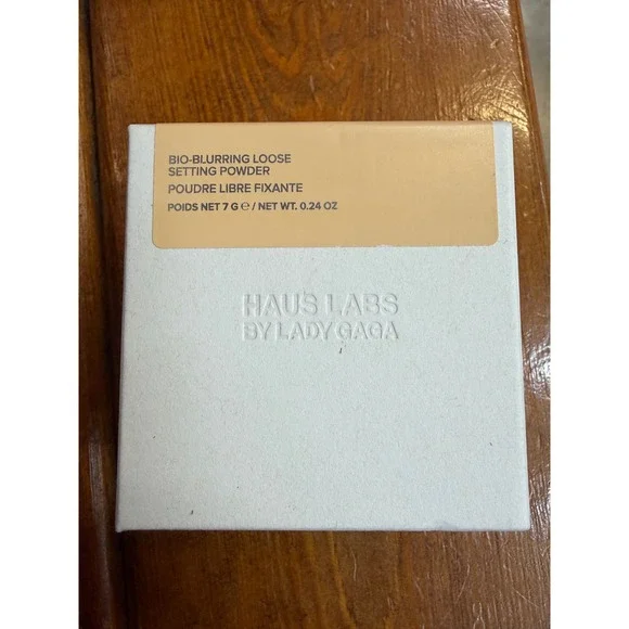 Haus Labs by Lady Gaga Bio-Blurring Loose‎ Setting Powder Golden 0.24oz New Box
