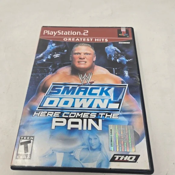 WWE SmackDown Here Comes the Pain PS2 PlayStation 2 Greatest Hits THQ Wrestling