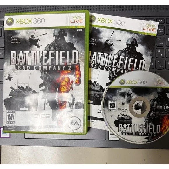 Battlefield Bad Company 2 Microsoft Xbox 360 EA DICE Shooter Video‎ Game