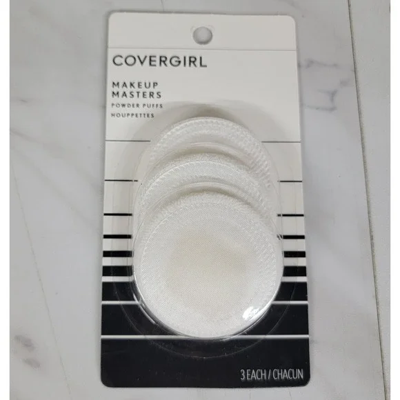 Makeup Masters Powder Puffs, 3 ct,‎ White COVERGIRL