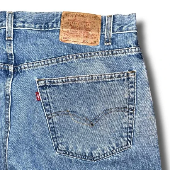 Vintage LEVIS Jeans Men 40x32 Denim Y2K 505 Regular Fit Straight Leg Zipper‎ Fly